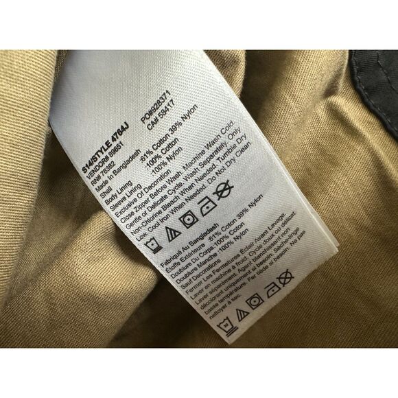 Timberland Dark Navy Blue Waterproof Jacket Rain Coat Outerwear size Large - Picture 5 of 5